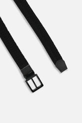 CINTURA CORDA ELASTICA NERO